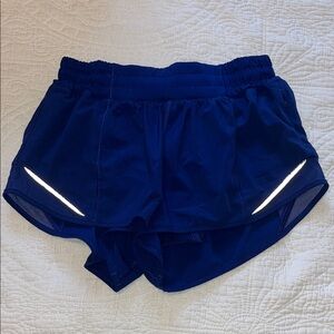 Lululemon Athletica Royal Blue Hotty Hot Athletic Shorts 2.5’ inseam